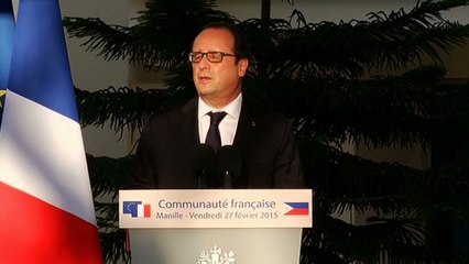 Discours devant la Communauté française de Manille
