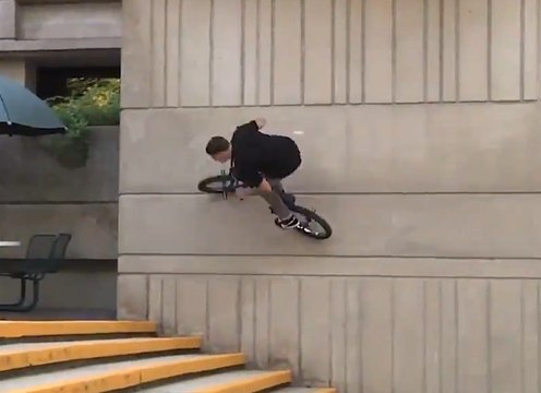ANTHONY DEROSA - BMX street session