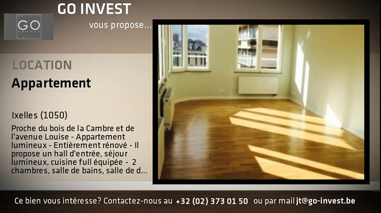 A louer - Appartement - Ixelles (1050)