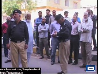 Dunya news- Extortionists leave threat letter at shop in Karachi