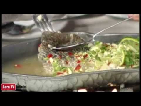 ครัวคุณต๋อย 13 มิ.ย. 57 (1/2) ปลาม้านึ่งมะนาว ร้านอาหารเรือนแพ จ.ชัยนาท