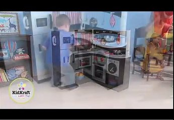 KidKraft Grand Espresso Corner Kitchen