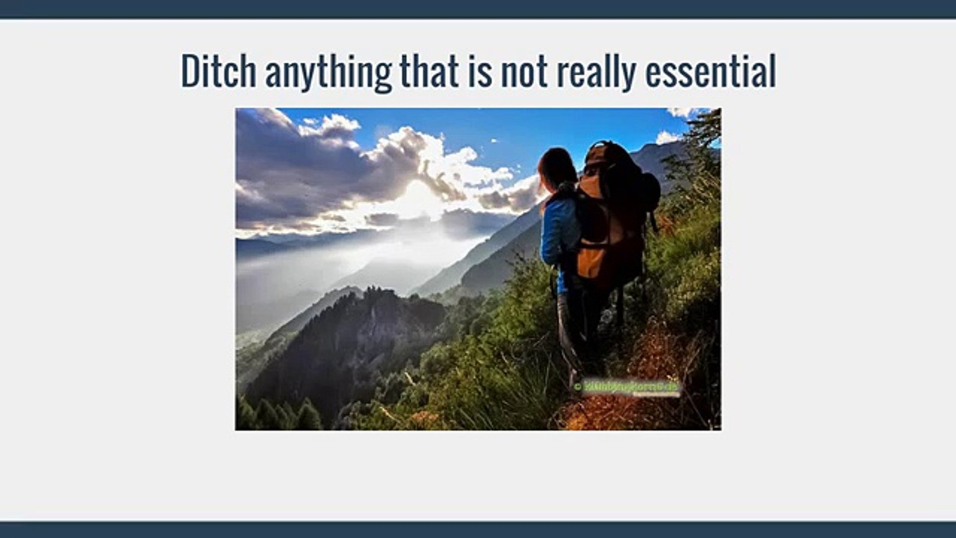 ⁣Essential Items For Lightweight Backpacking