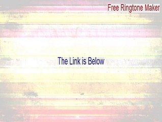 Free Ringtone Maker Full (Download Here 2015)