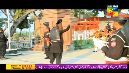 Sanam Jung Lahore Wahga Border Per Kia Pohanchi K Unke Josh Ne Unse Unche Unche Naare Lagwa diye