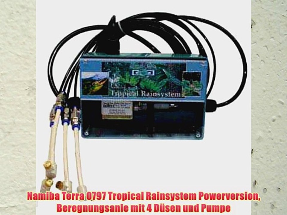 Namiba Terra 0797 Tropical Rainsystem Powerversion Beregnungsanle mit 4 Düsen und Pumpe