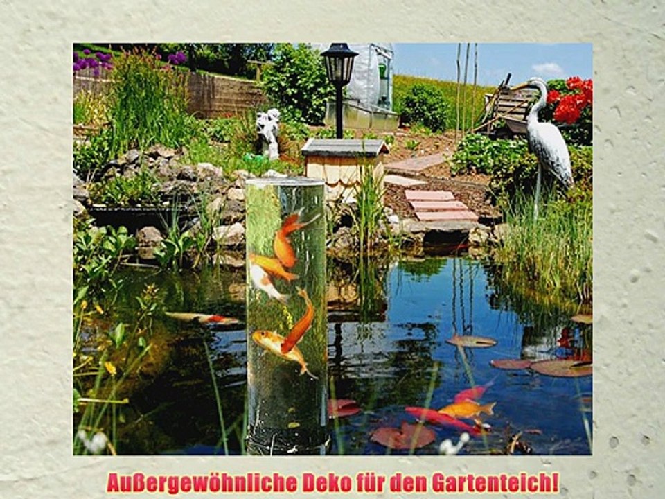Fischturm Fischsäule Goldfisch-Rohr 50 cm inkl. Sockel