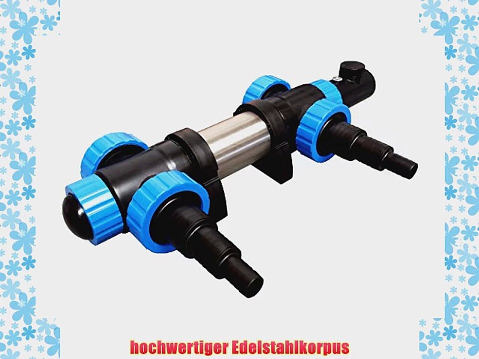 Jebao pht2000 - Jebao Teichheizung - 2000 Watt Leistung - Edelstahlkörper - mit Thermostat