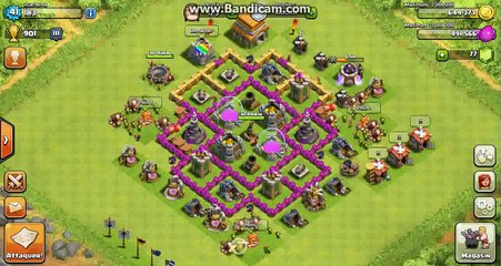Clash of clans  construire un village farming pour hdv 6