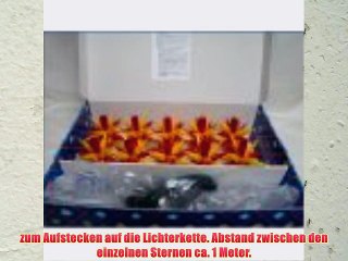 Weihnachtsstern Adventsstern original Herrnhut Kette für Innen+Außen Kunststoff 10 Sterne a