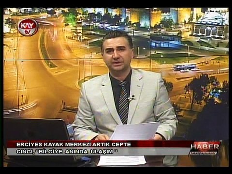 ERCİYES KAYAK MERKEZİ ARTIK CEPTE