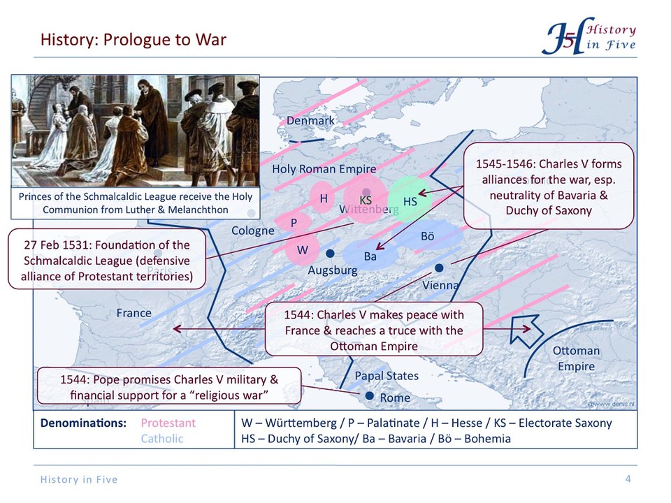 The Schmalkaldic War of 1546