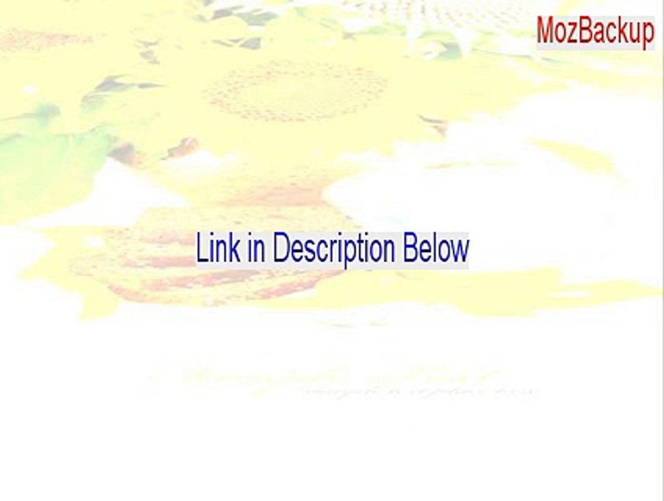 MozBackup Key Gen [Legit Download]