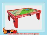 Chuggington Wooden Railway Let's Ride the Rails Playtable with Playboard