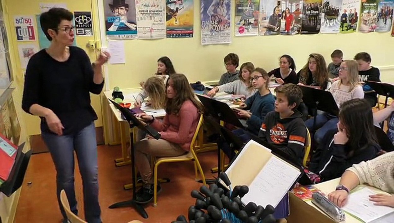 Cardie Caen - Le chant polyphonique au Collège de Montmartin-sur-mer (50)