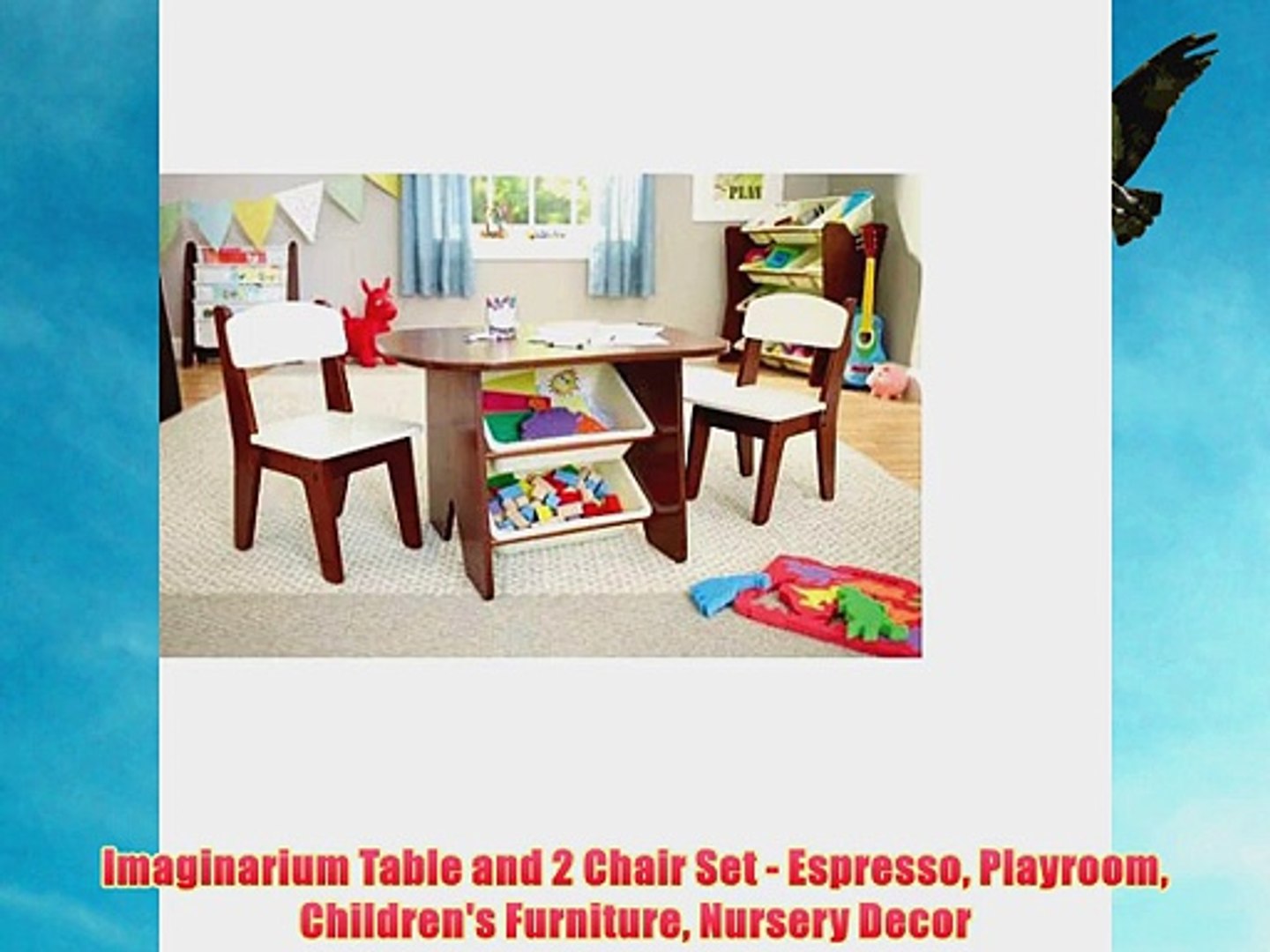 Imaginarium Table And 2 Chair Set Espresso Playroom Children S