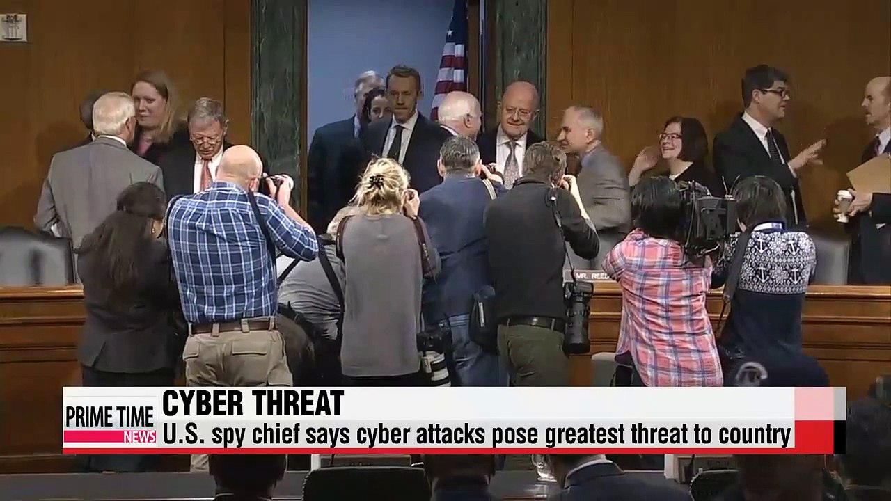 U.S. intelligence chief says cyber attacks pose greatest threat to U.S. security