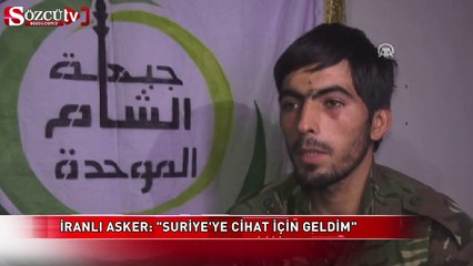 "Suriye'ye cihat için geldim"