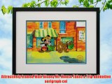 Mickey Mouse and Pluto Walt Disney Limited Edition Animation Cel Mr. Mouse Takes a Trip Framed