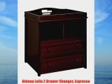 Athena Leila 2 Drawer Changer Espresso