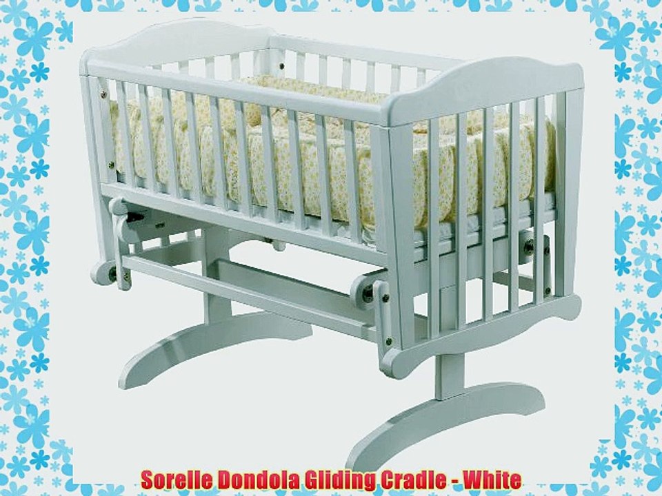 Sorelle Dondola Gliding Cradle - White