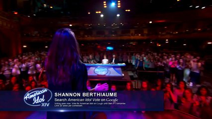 Top 12 Girls  Shannon Berthiaume - AMERICAN IDOL XIV