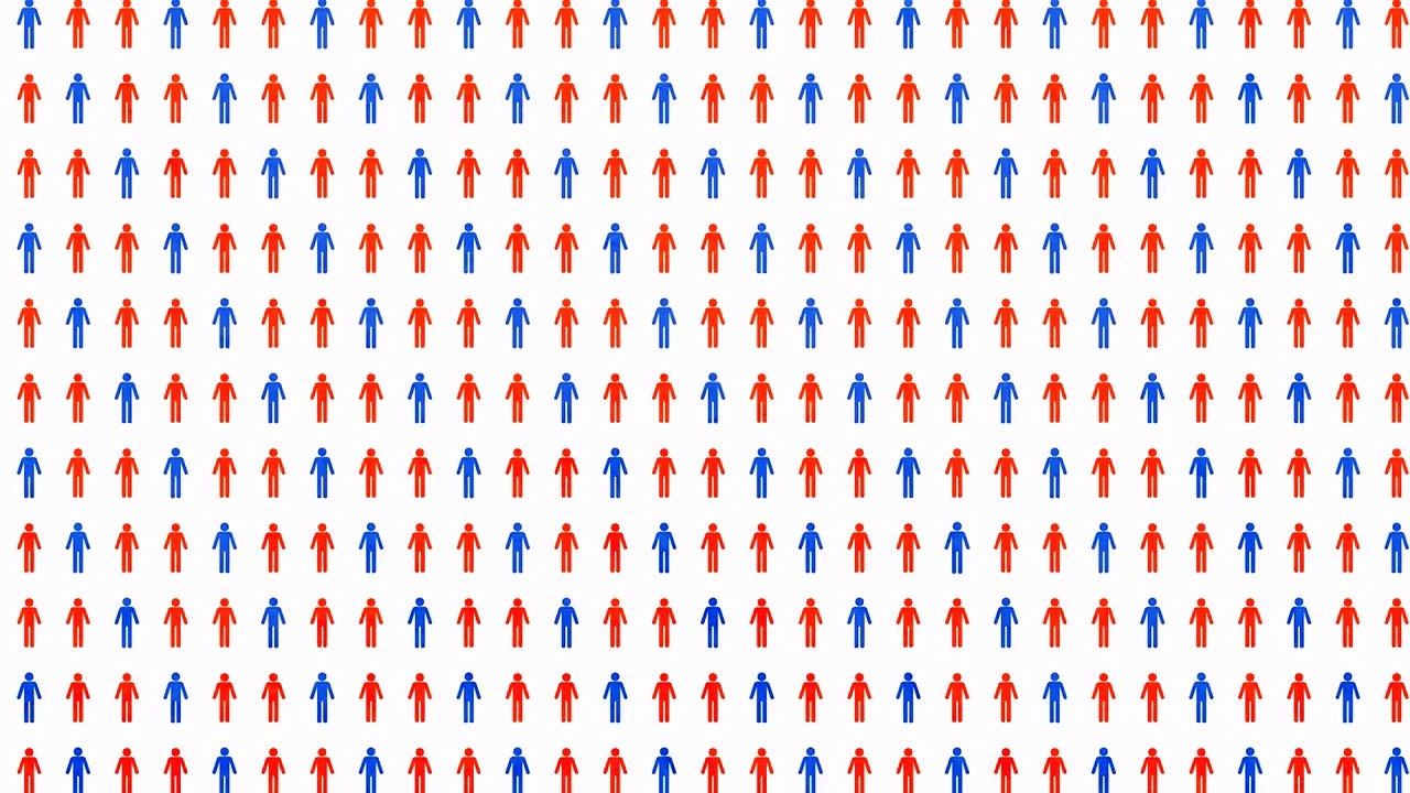 Marketing in words: animated infographic.