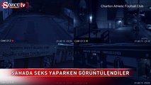 Sahanın ortasında böyle  görüntülendiler