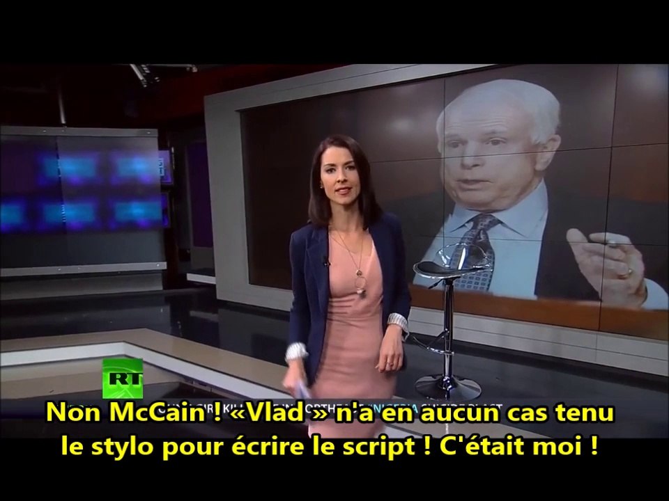 Abby Martin : "McCain ? Une ordure raciste, un criminel de guerre !" (23.02.15)