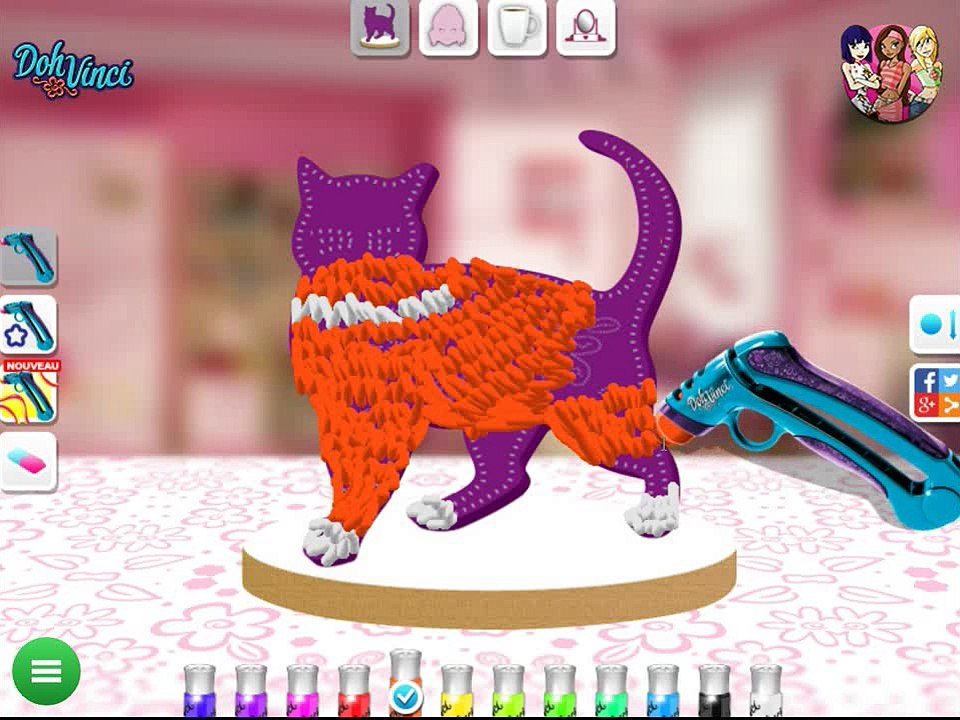 Tutoriel Doh Vinci : une vraie fourrure de chat