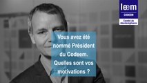 Grégoire Moutel, président du Codeem, expose les objectifs du comité - février-2015