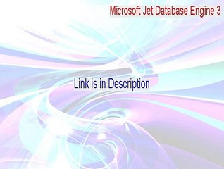 Microsoft Jet Database Engine 3.5 Serial [Free Download 2015]