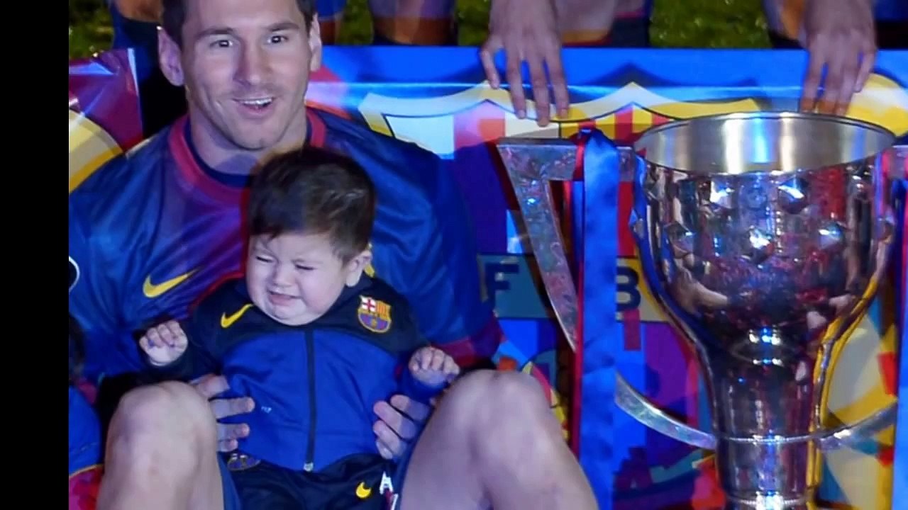 Messi proves his love for his son Thiago Barcelona Part 1