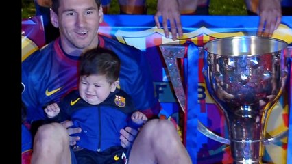 Messi proves his love for his son Thiago Barcelona Part 1
