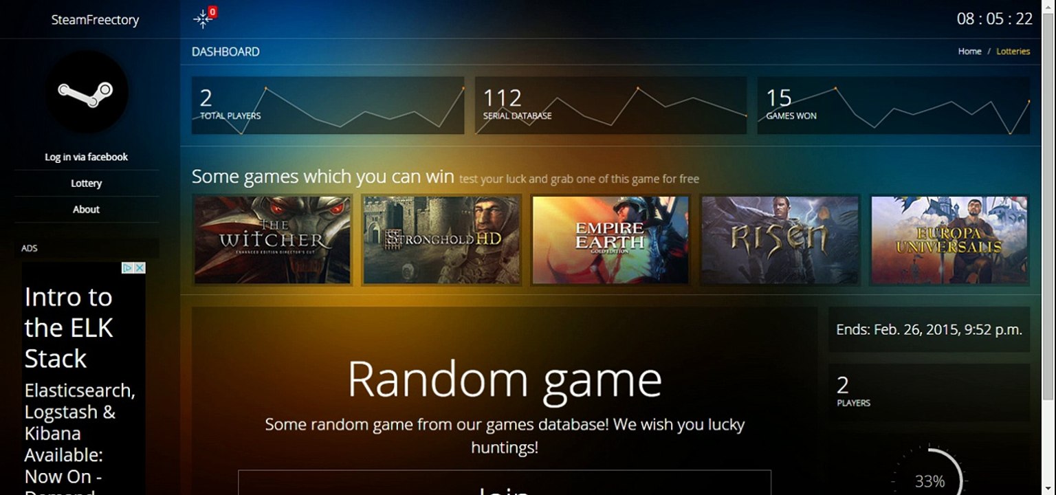Steam lottery - Grab 100% working and legal steam serial