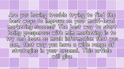 Hot Tips On Multi-Level Marketing Strategies That Pay