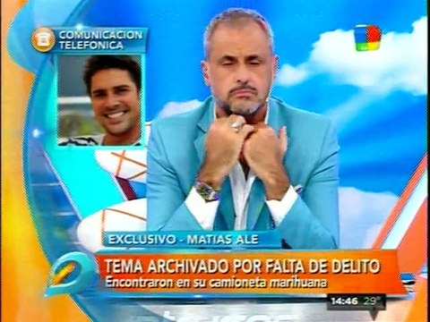 Pronto.com.ar - Matías Alé habla tras el confuso episodio con las drogas