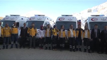 Hakkari'de Ambulans Sayısı 41'e Yükseldi