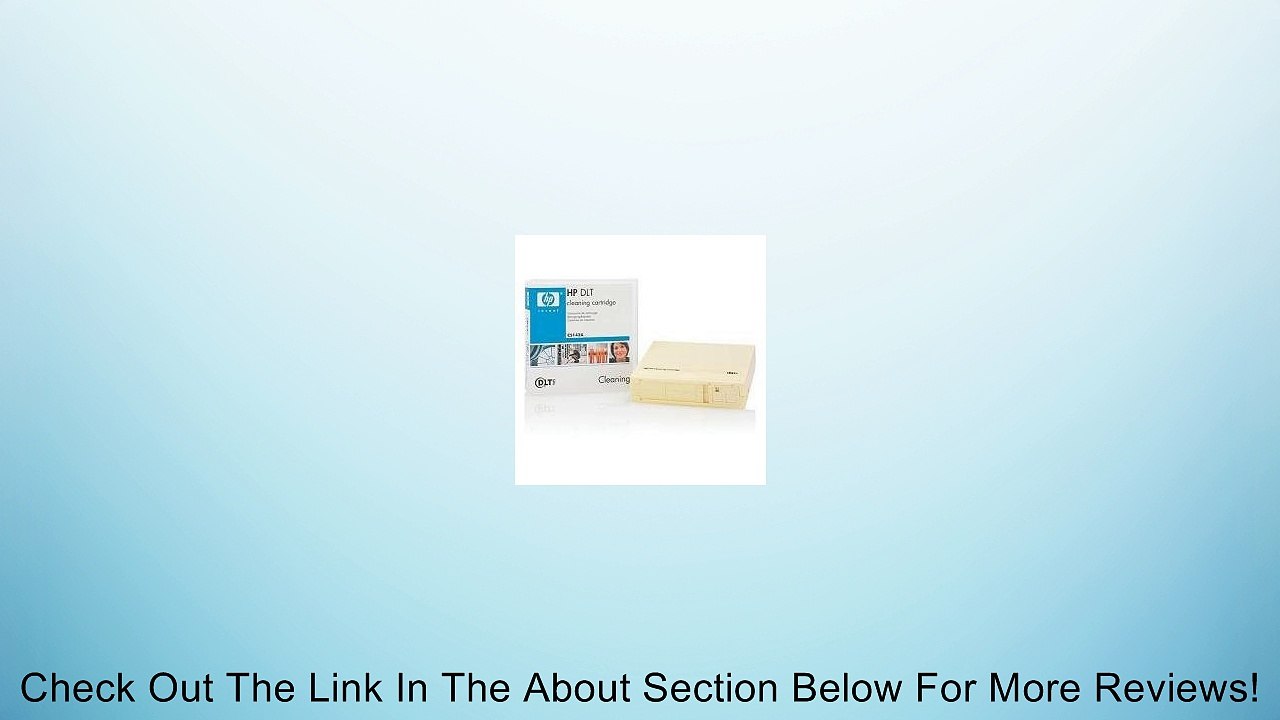 Hewlett Packard Dlt Tape Cleaning Cart 20 Head Cleaning Cycles P/Cart 1-Pk Review