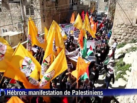 Palestiniens et soldats israéliens s'affrontent à Hébron