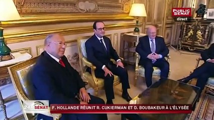Hollande reçoit Boubakeur et Cukierman