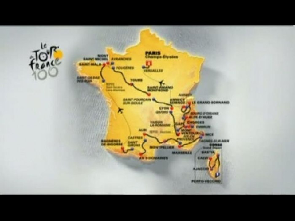Cyclisme - Tour : Le parcours officiel