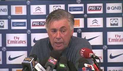 Foot - C.Ligue : Ancelotti, «Pastore a perdu confiance»