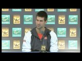 Tennis - Bercy : Djokovic, «Je suis très fier»