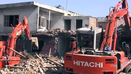 Encroachment removing in progress in KPK- well done PTI GOVT