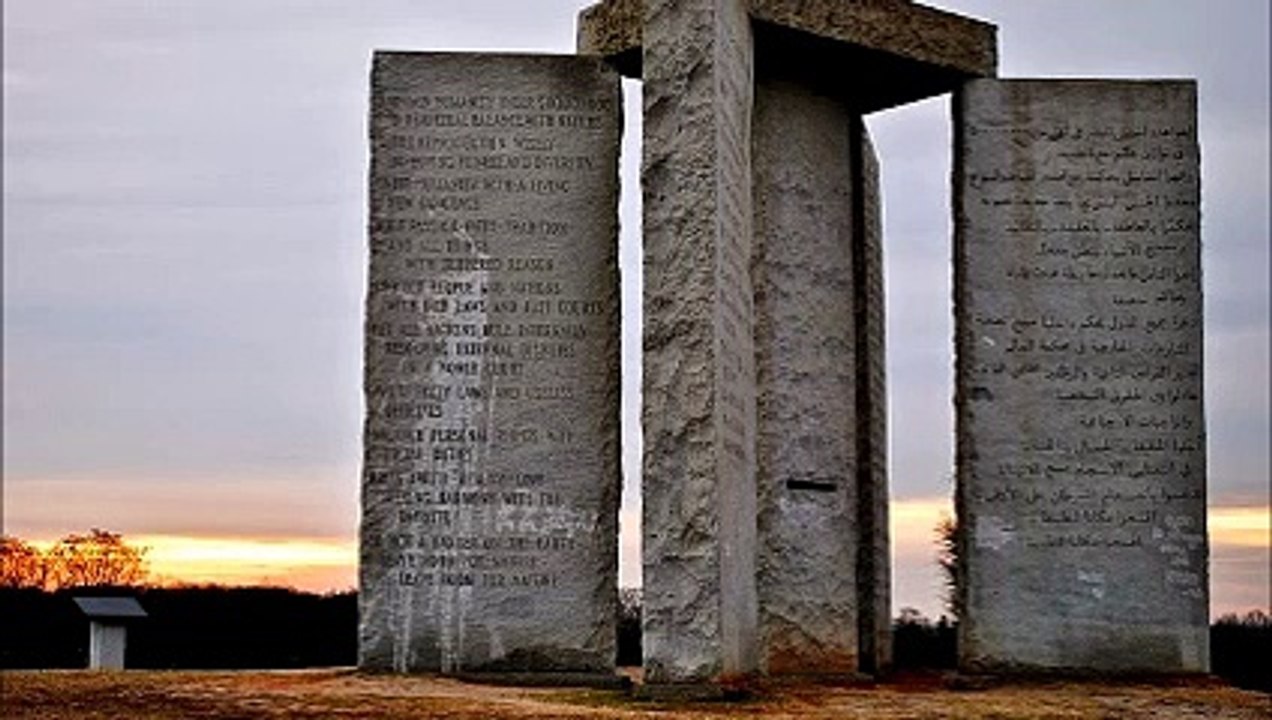 Le cube des Georgia Guide Stones a été retiré et révéle un code mystérieux