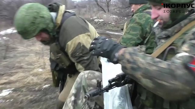 Тяжелый бой за Чернухино ополченцы Часть 1 7.02.2015