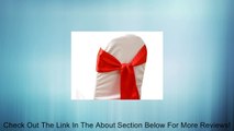 10 New Satin Chair Sashes Bows Ties - Wedding Decorations Review