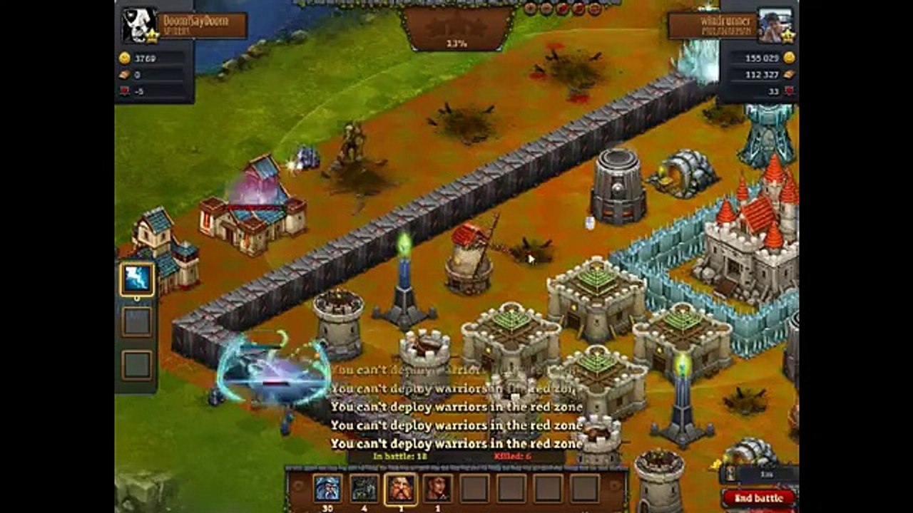 Throne Rush Attack - Hitting Cheat