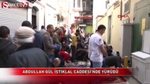 Abdullah Gül, İstiklal Caddesi'nde yürüdü